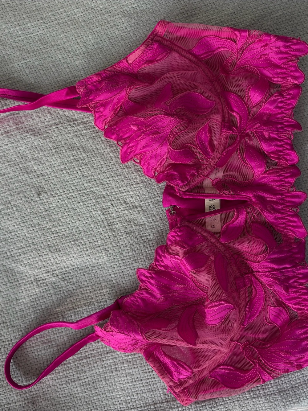 Fleur Du Mal 34B balconette bra